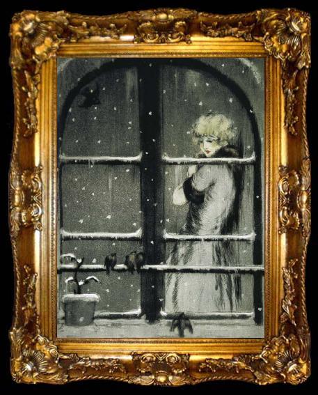 framed  Louis Lcart Four Seasons Winter, ta009-2